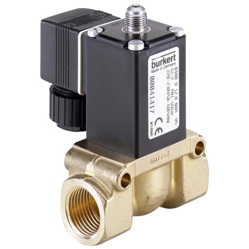 Burkert Piston Valve 2/2-Way Servo-Assisted, Type 0400